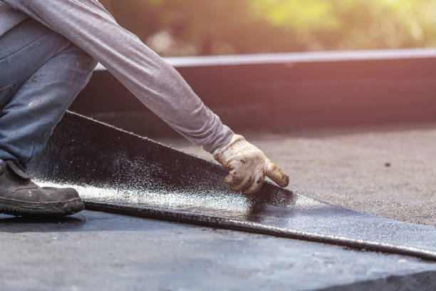 Professional Exterior Waterproofing technician working in Elbing, KS